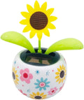 Sunflower Solar Dancing Flowers Cute Solar Powered Dancing Swinging Flower Swinging Solar Power Flip Flap Flower Decor GiftCar Home DeskDetective and SpyLearning and Education Sun Cell Pro