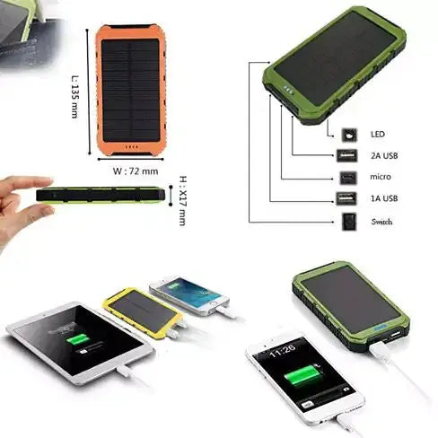 Roaming Solar Power Bank Phone or Tablet Charger Sun Cell Pro