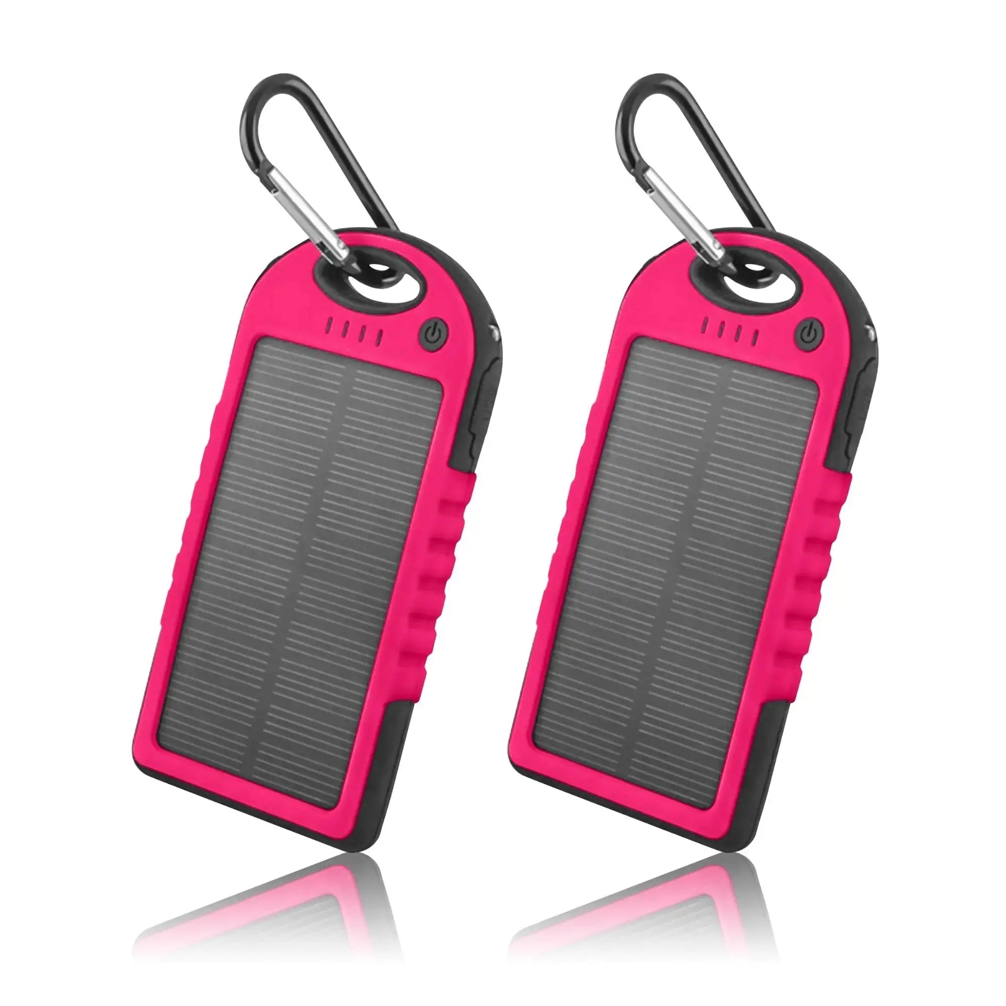 5000mAh Solar Power Bank Phone Charger (2-Pack) Sun Cell Pro
